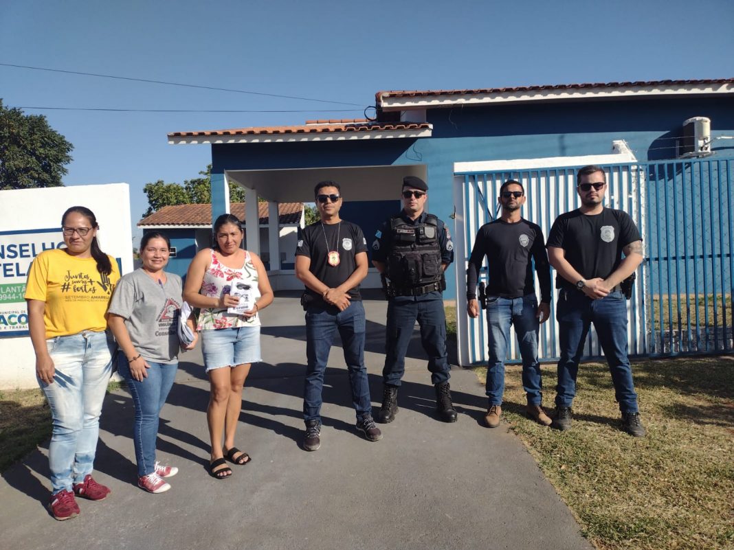 Prefeitura de Caracol e forças de segurança do município realizam campanha para coibir venda de bebidas alcóolicas a menores de idade