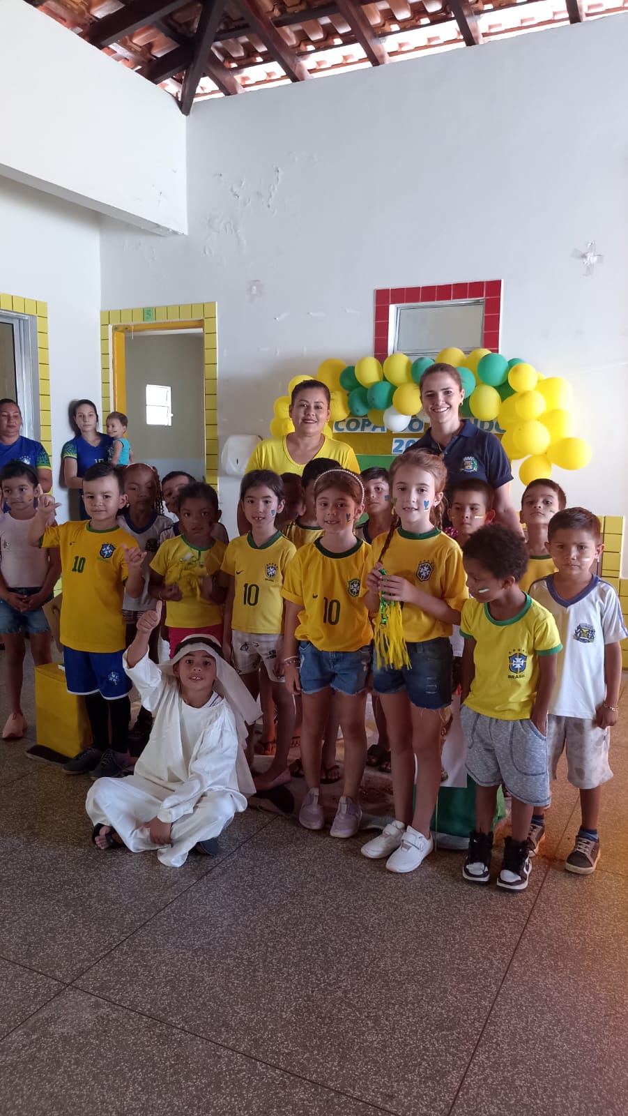 CEIM Hermito Benigno de Souza realiza atividades sobre a Copa do Mundo com estudantes